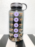 Donut Water Tracker Bottle